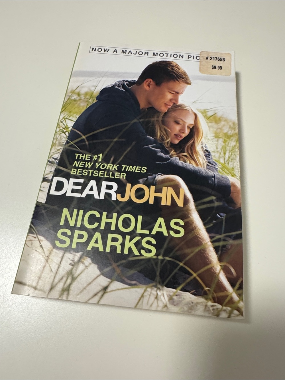 Dear John by Nicholas Sparks - Paperback (Black, White, Green)